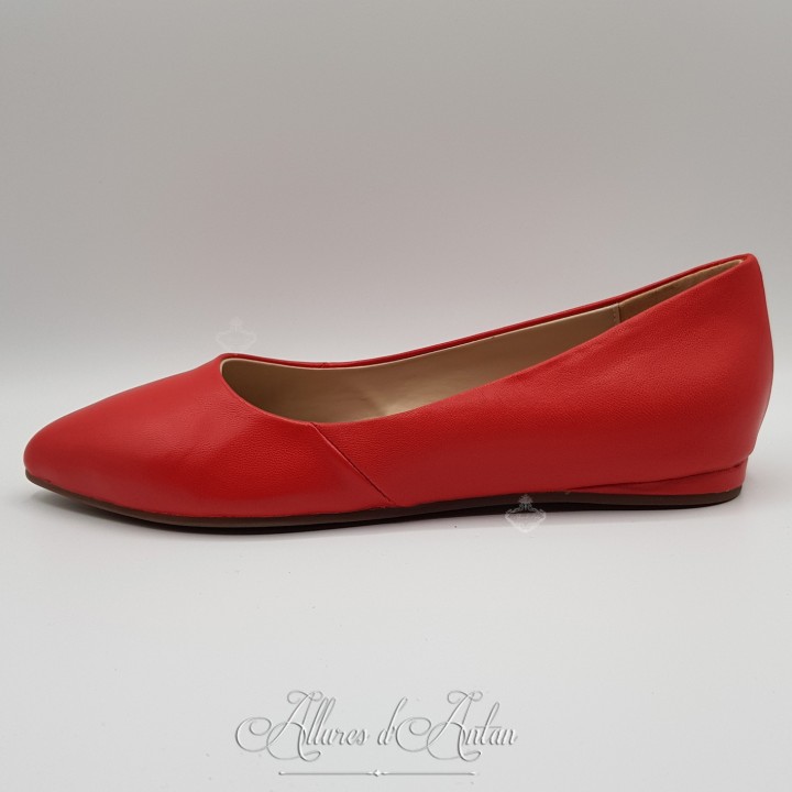 MALMAISON - Chaussures (1800-1815) CUIR ROUGE