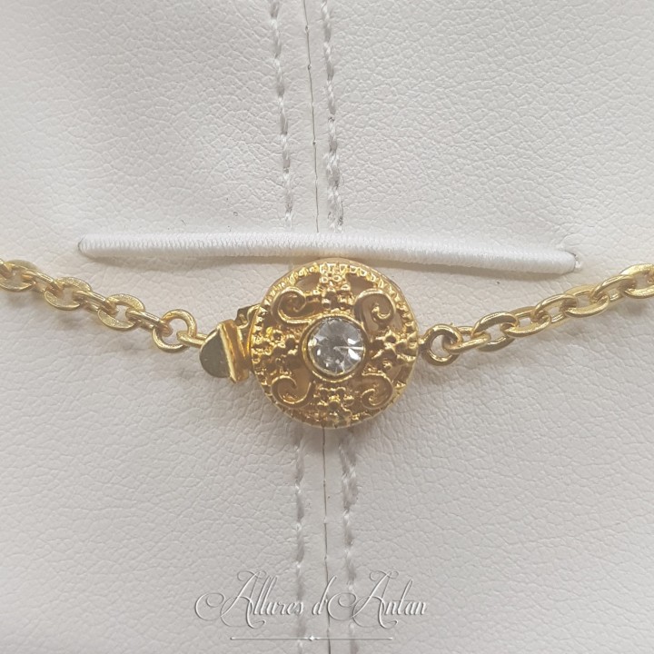 Collier Empire Camées - Corail