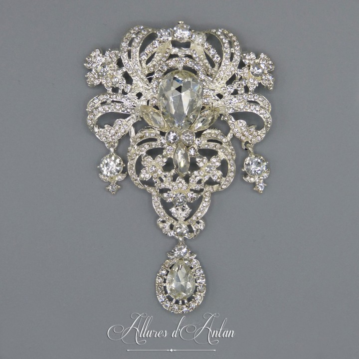 Grande Broche Strass
