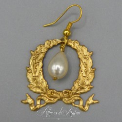 Collier 5 Camées - Bleu