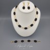 Parure Agate Noire