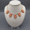 Parure Camée Corail