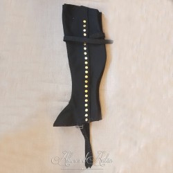 Guêtres en laine noire 1er Empire