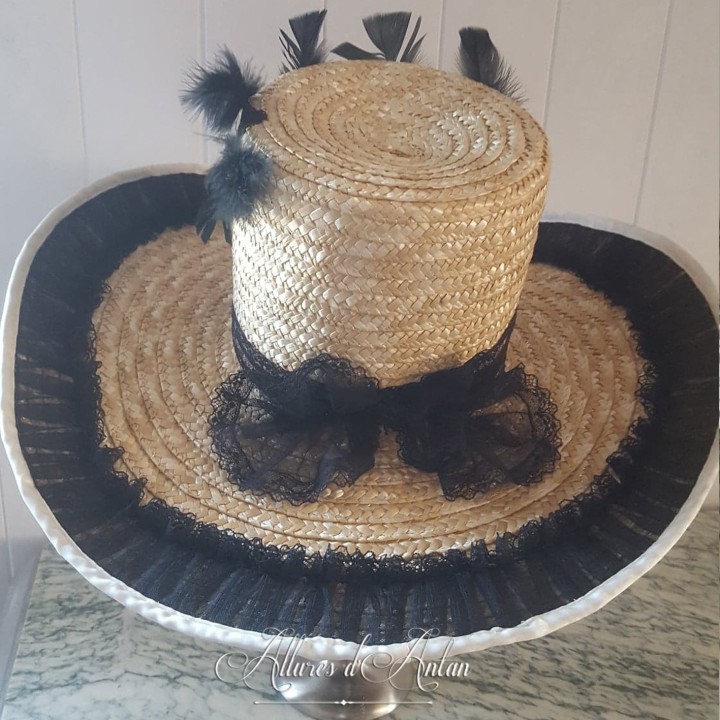 Grand Chapeau Marlborough - NOIR