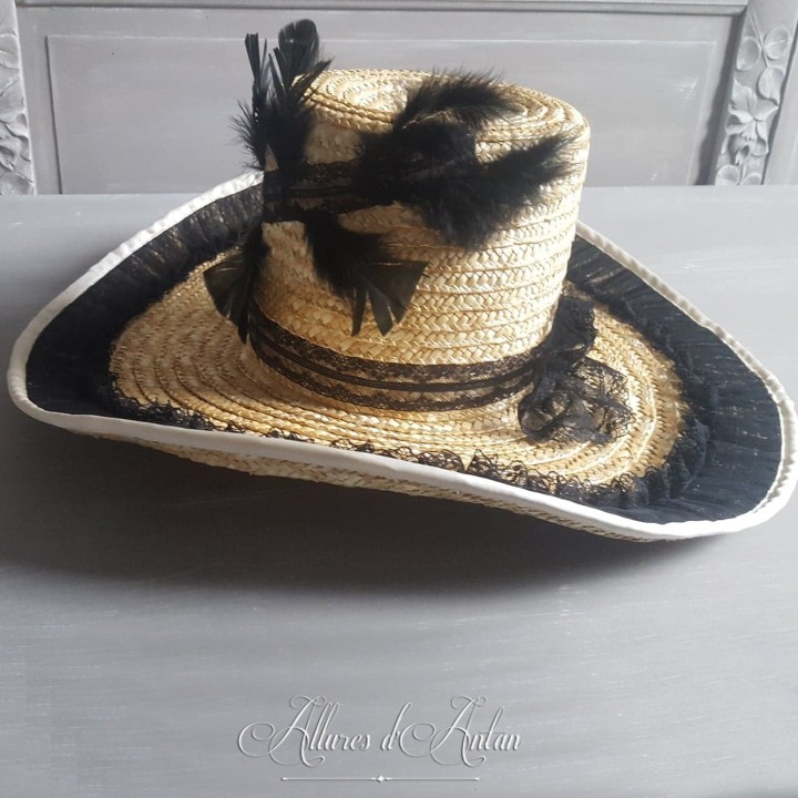 Grand Chapeau Marlborough - NOIR