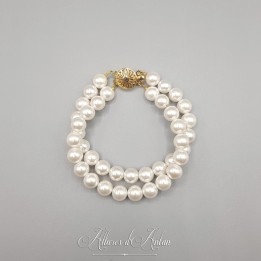 Bracelet 2 rangs Perle