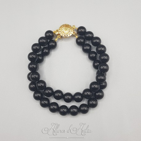 Bracelet 2 rangs Perle